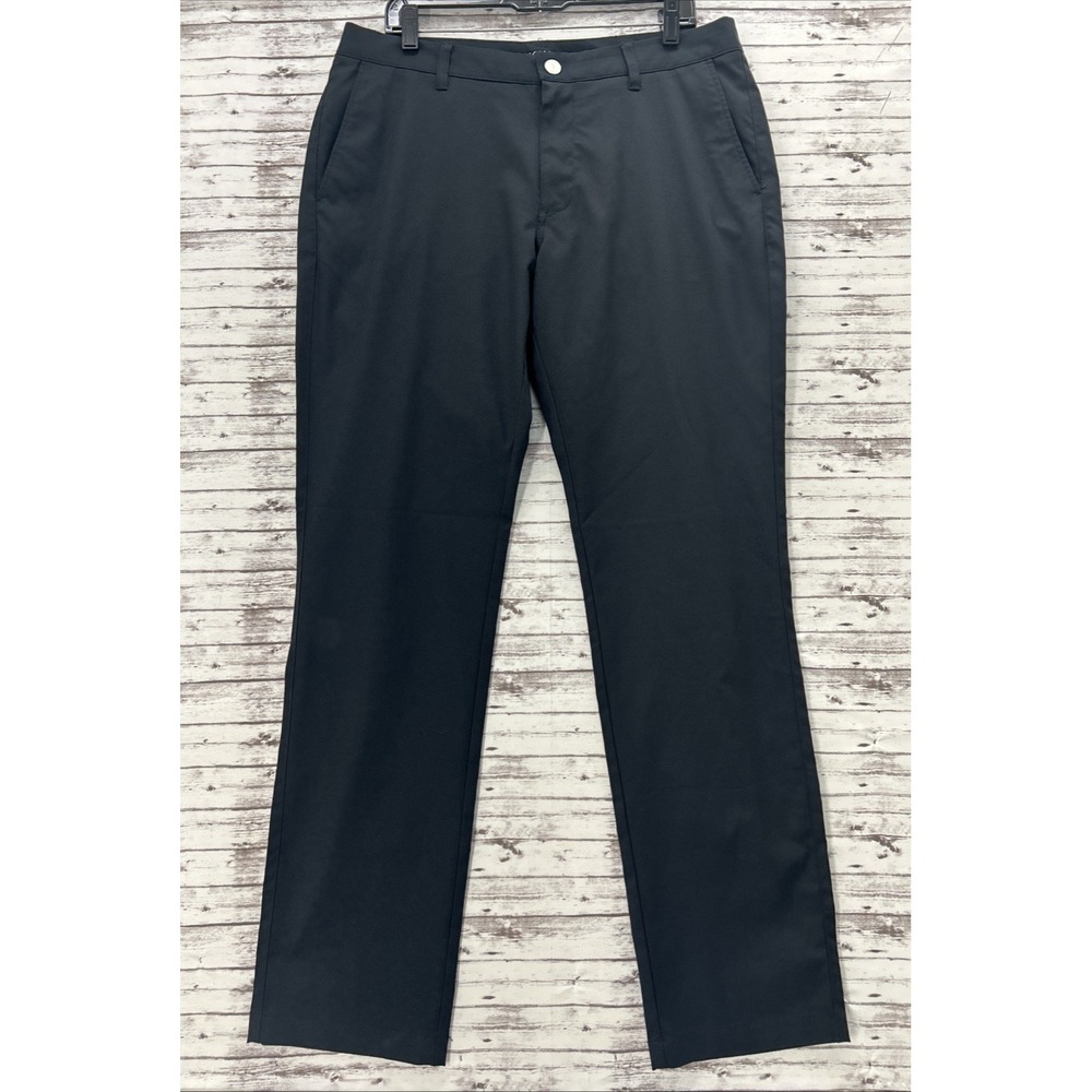 Bonobos Golf Pants Men's 34x34 Black Performance Tech Chino Slim Fit Stretch